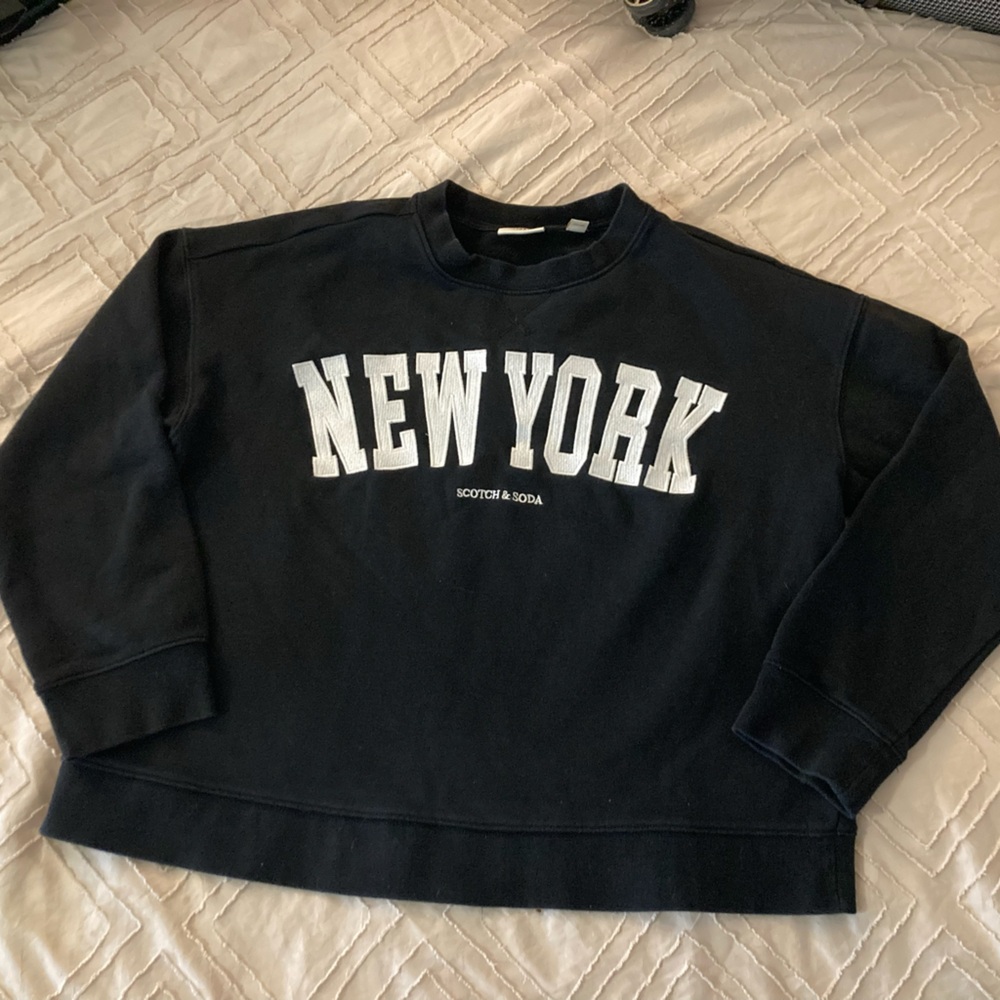 Scotch & soda NEW YORK boxy crew neck size large